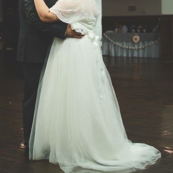 Melissa Sweet Wedding Dress,willing to make a deal - Picture 1 of 13